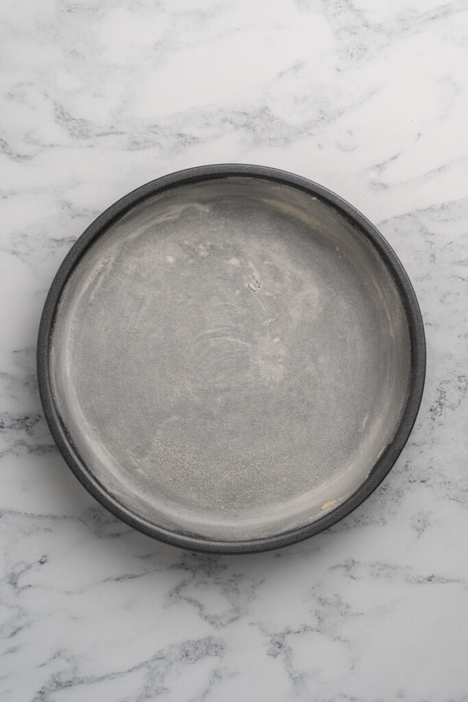 buttered 9 inch pan