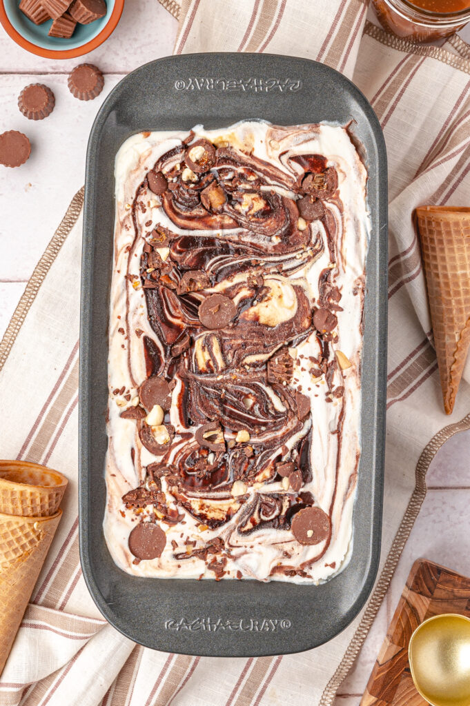 peanut butter ice cream swirl