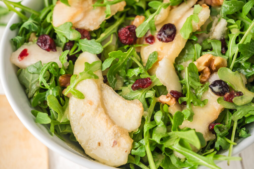 arugula pear salad