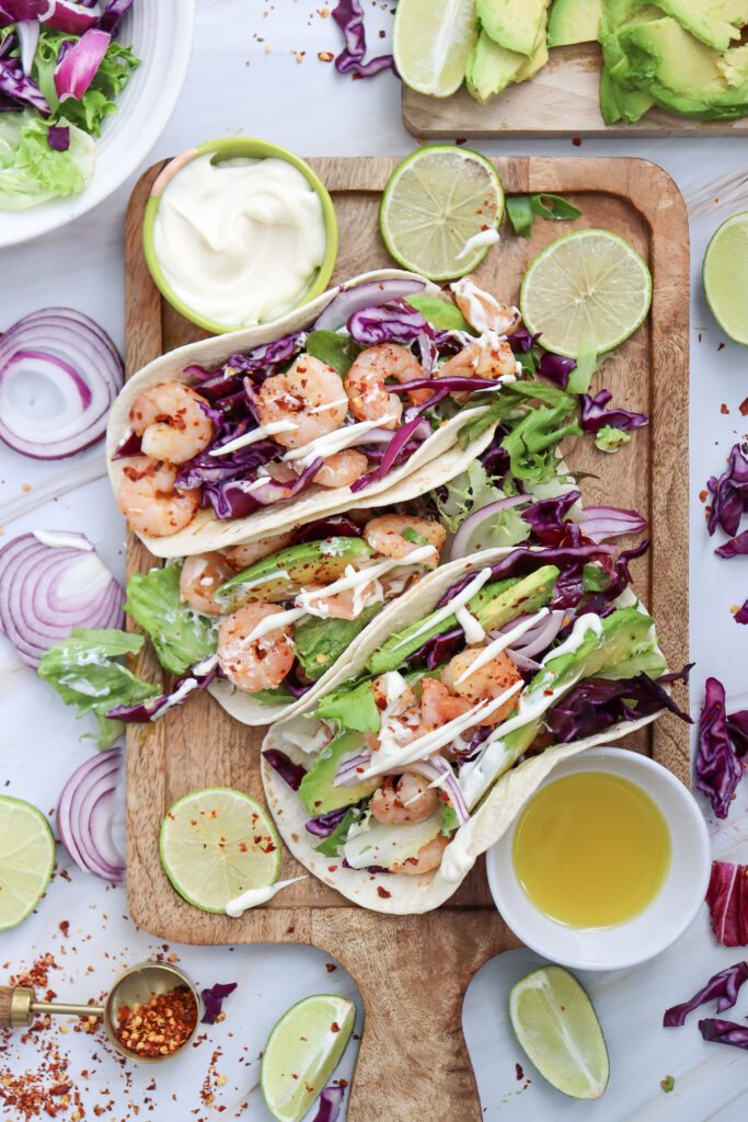 spicy shrimp tacos