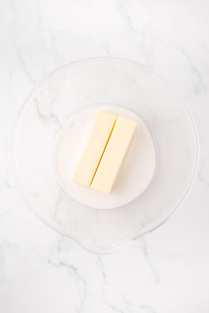 butter in a clear bowl
