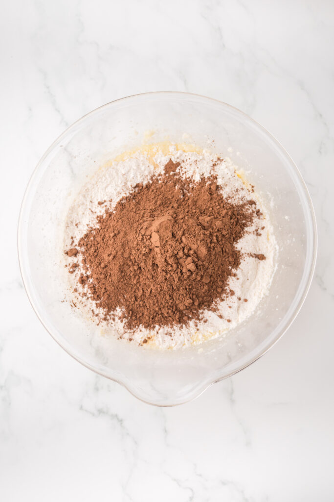 cocoa powder in a bowl