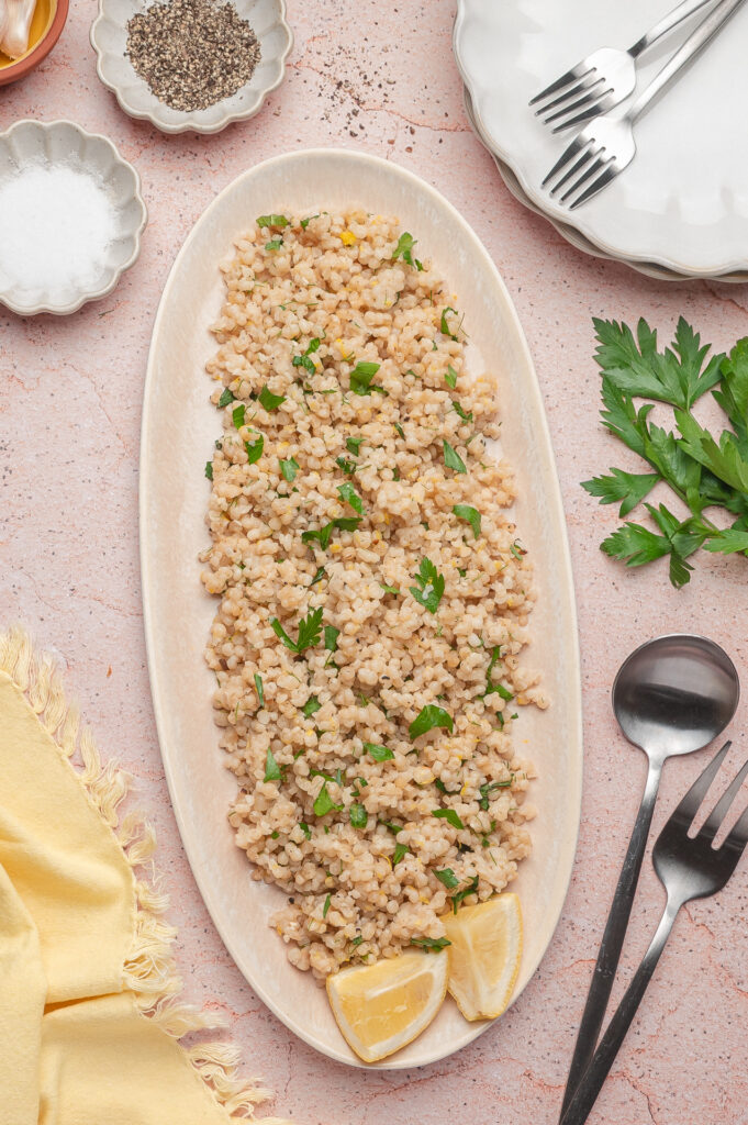 Lemon Herb pearl couscous