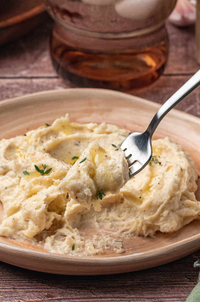 mashed parsnips