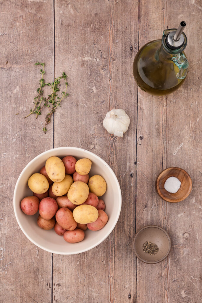 potatoes in a bowl