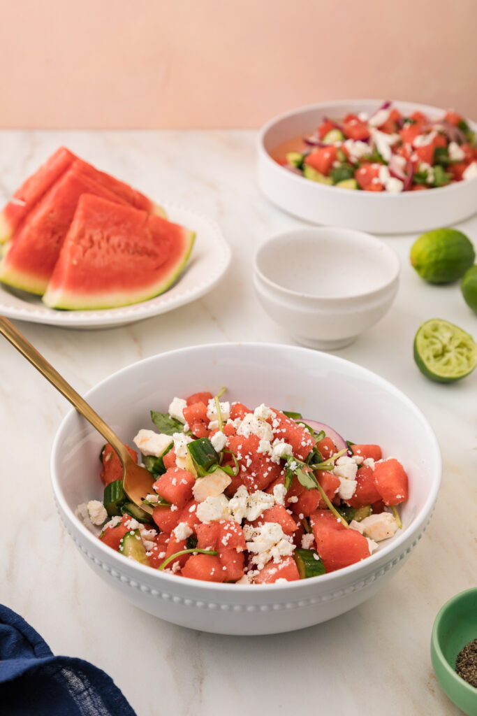 watermelon feta salad