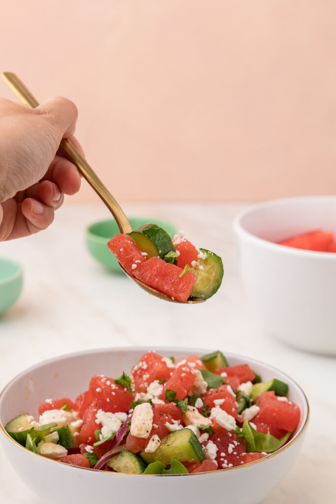 watermelon feta salad