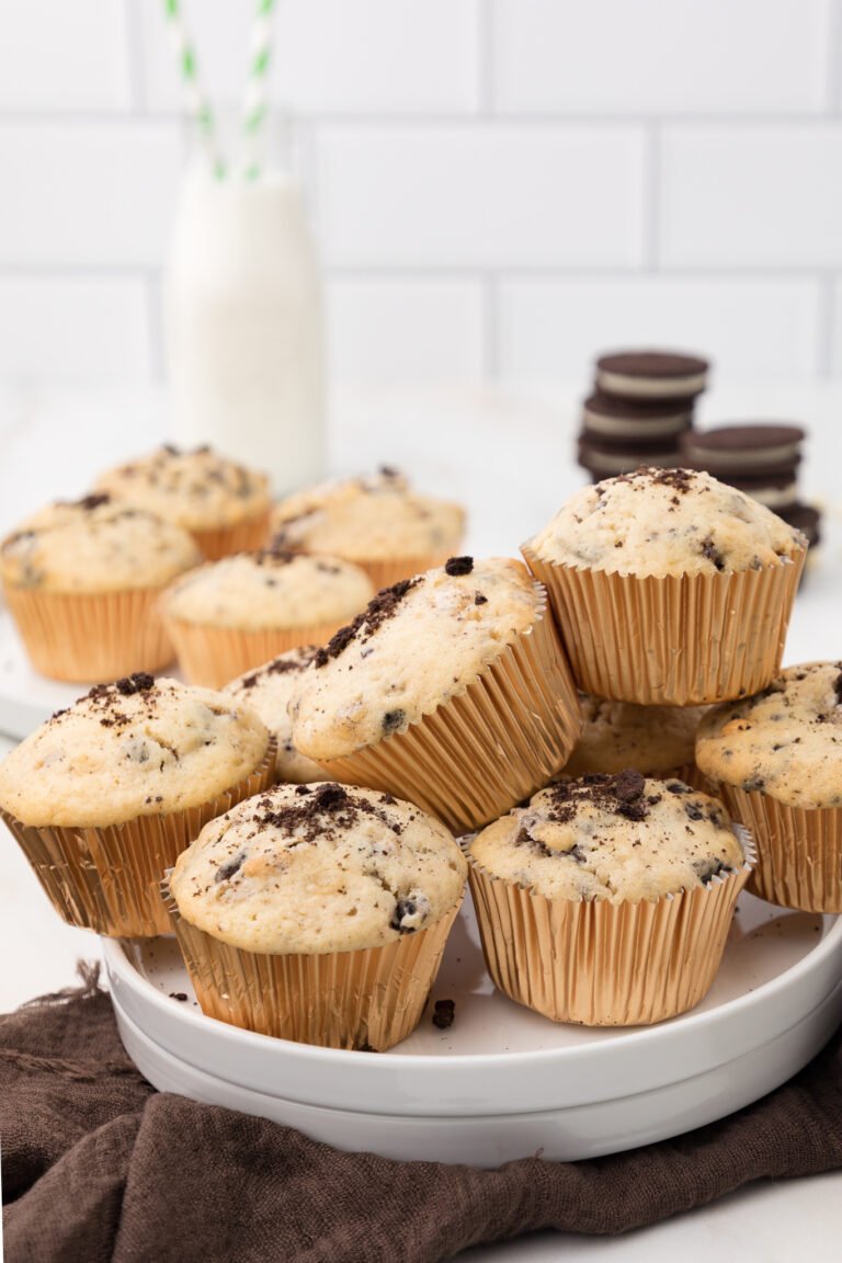 Oreo White Chocolate Chip Muffins