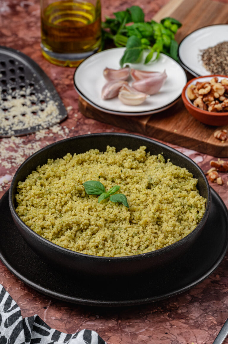 Homemade Pesto Couscous