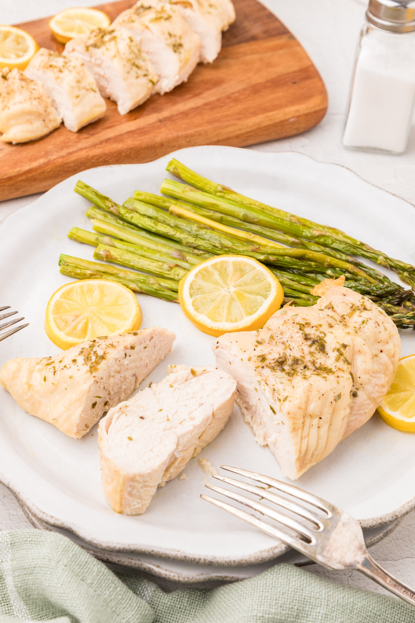 Sheet Pan Chicken with Asparagus